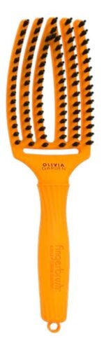 Olivia Garden FingerBrush Bloom Edition - jarní edice kartáčů na foukání a rozčesávání vlasů Sunflower - slunečnicová