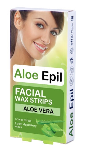 ​Aloe Epil Facial Wax strips - depilační voskové pásky na obličej