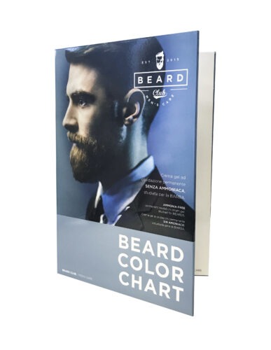 Beard Club Beard Color Gel - vzorník ke gelovým barvám na barvení brady