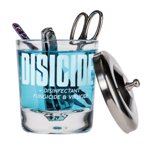 DISICIDE GLASS JAR - nádoba na dezinfekci nástrojů Small - 160ml