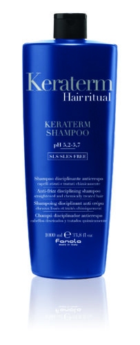 Fanola KERATERM - šampon pro disciplínu s efektem proti krepatění 1000 ml