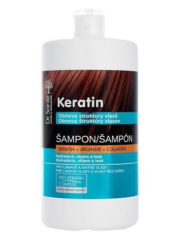 ​Dr. Santé Keratin Hair Structure Recovery - šampon pro vlasy lámavé a bez lesku Keratín