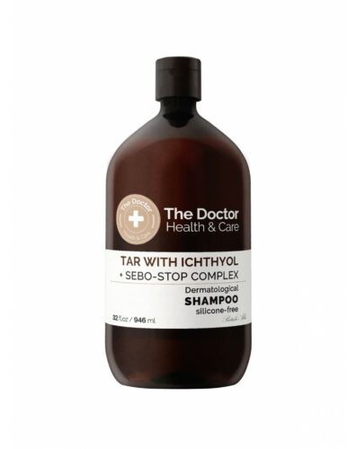 The Doctor Tar with Ichthyol + Sebo-Stop Complex Shampoo Dermatological - šampon na mastné vlasy s dehtem a ichtyolem