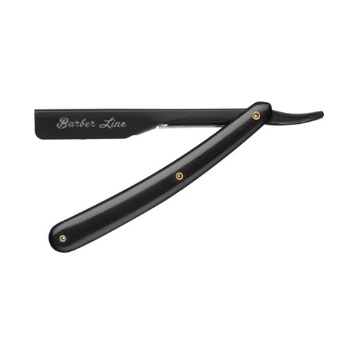 Barber Line Black Razor Plastic Handle 06435 - břitva na vyměnitelné žiletky