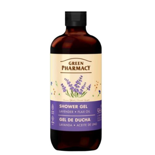 Green Pharmacy Shower Gel Lavender ● Flax Oil - sprchový gel s obsahem levandule a lněného oleje