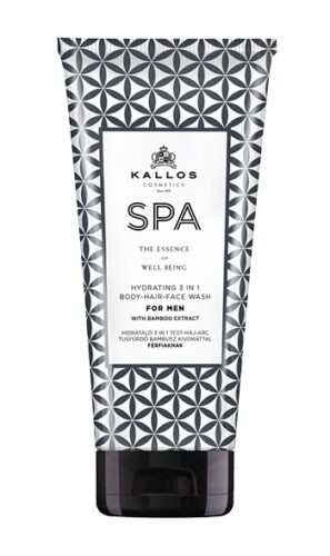 Kallos SPA Hydrating 3in1 gel wash for Men - sprchový gel pro muže 3v1