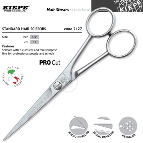 Kiepe 2127 Pro Cut - profesionální kadeřnické nůžky s mikrozoubky velikost 6