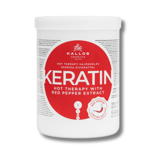Limitka: Kallos Keratin With Red Pepper Extrakt Hair Mask - maska na vlasy s keratinem a extraktem papriky