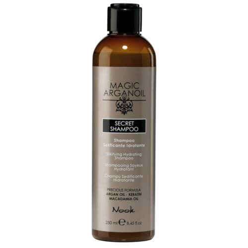 Nook Secret Shampoo - šampon s hedvábným leskem pro suché a poškozené vlasy šampon