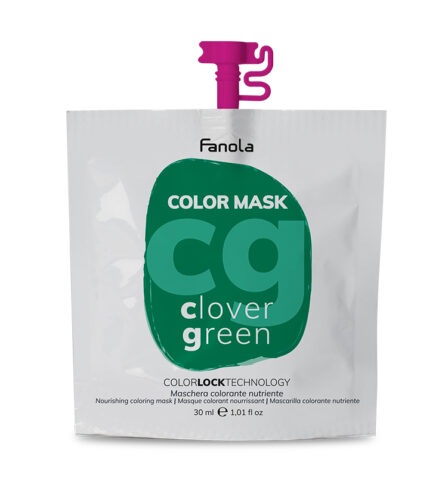 Fanola Color Mask - barevné masky Clover Green (zelená)