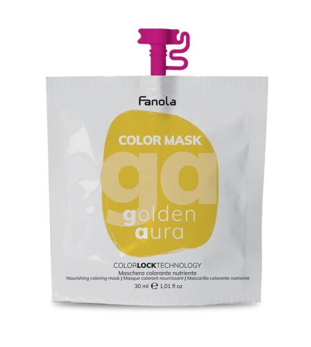 Fanola Color Mask - barevné masky Golden Aura (zlatá)