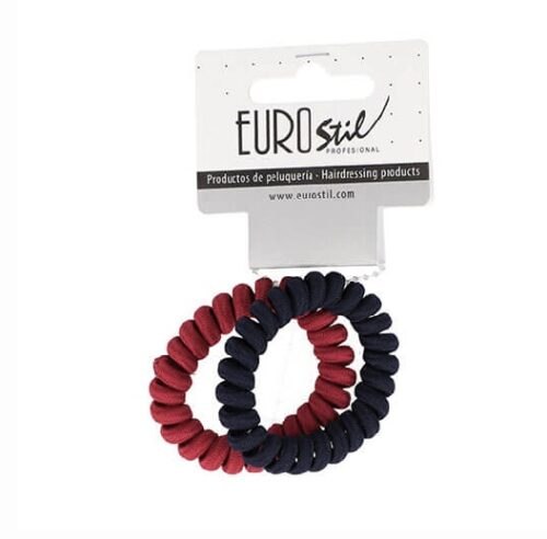 Eurostil 2 Twisted Elastic Rubber Band - gumička do vlasů