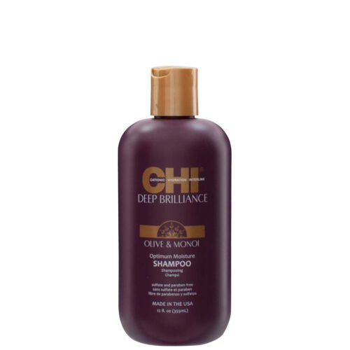 CHI Deep Brilliance Olive & Monoi Optimum Moisture Shampoo - optimální hydratační šampon