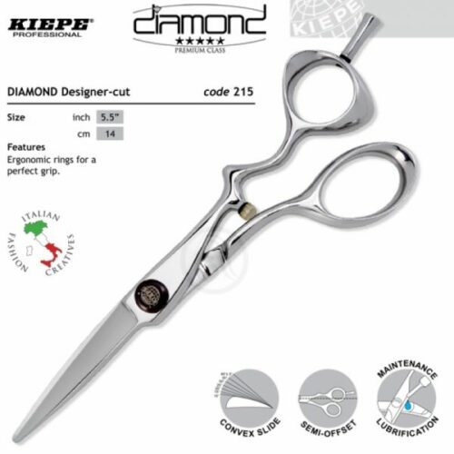 Kiepe THREE STARS Diamond Series 215 Designer - profesionální kadeřnické nůžky 215 / 5