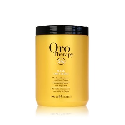 Fanola Oro Therapy mask Oro puro - regenerační maska na vlasy s 24k zlatem 1000 ml