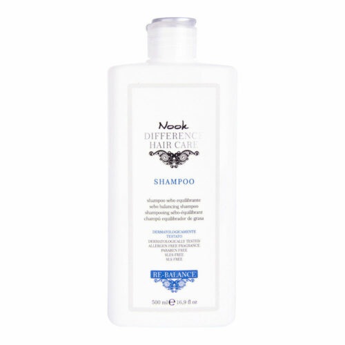 Nook Re-Balance Sebo Control Shampoo - šampon na mastné vlasy 500 ml