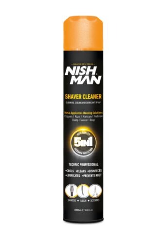 Nishman Shaver Cleaner 5in1 - čistící sprej 5V1 s tryskou