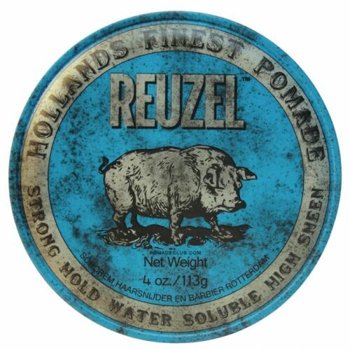 REUZEL Blue Strong Hold Water - pomáda na vodní bázi pro velmi silnou fixaci a mokrý vzhled 113 g