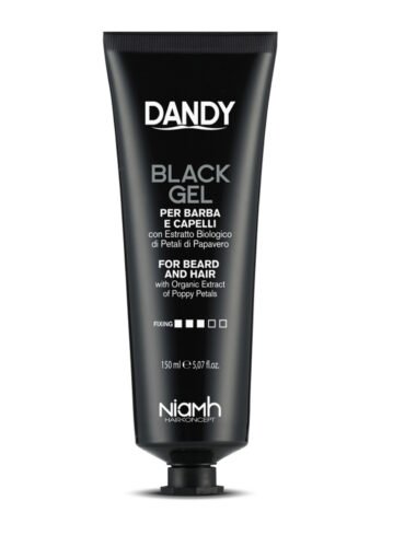 DANDY Black Gel for Beard and Hair - černý gel pro bradu a vlasy