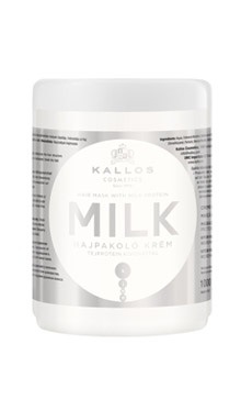 Kallos MILK Mask - regeneračně-hydratační maska na vlasy s mléčnými proteiny 1000ml