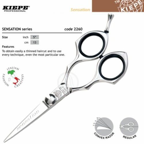 Kiepe THREE STARS Sensation 2260 - profesionální kadeřnické nůžky na klouzavý střih 2260/5 "