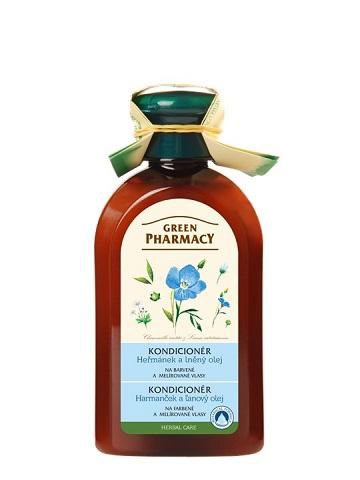 ​Green Pharmacy Heřmánek a Lněný olej - kondicionér pro barvené a melírované vlasy