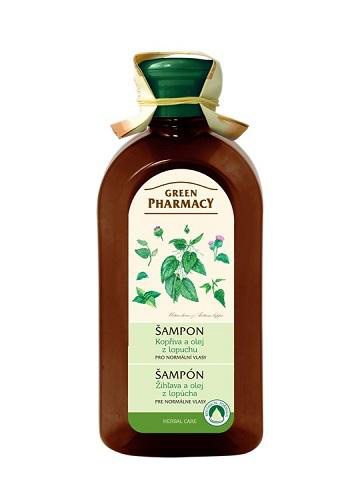​Green Pharmacy Kopřiva a olej z kořenů lopuchu - šampon pro normální vlasy