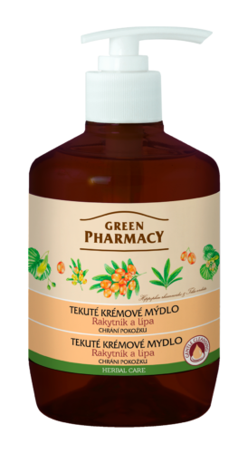 ​Green Pharmacy Rakytník a Lípa - tekuté krémové mýdlo chránící pokožku