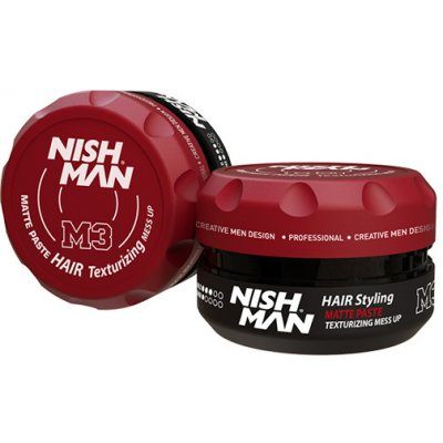 Nishman Hair Texturizing Matte Mess Up Matte Paste M3 - texturační matná pasta se střední fixací