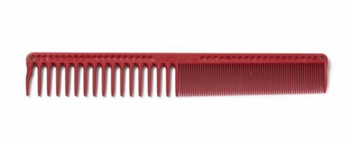 JRL Cutting Comb J302 (7.3") - profesionálně kombinované hřebeny J302 RED - červený
