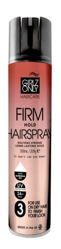 Girlz Only Firm Hold Hairspray - lak na vlasy s extra silnou fixací