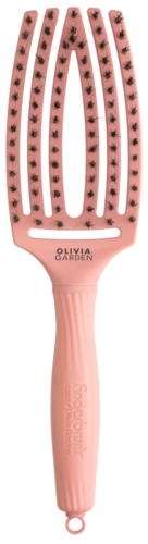 Olivia Garden FingerBrush Fall Edition Medium - podzimní edice kartáčů na vlasy Clay - starorůžová