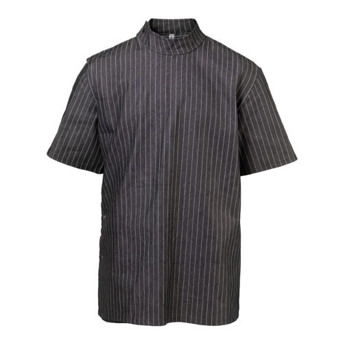 BraveHead Black Pinstriped Barber Jacket - černá tradiční holičská košile 5378 - XL - 60 x 80 cm