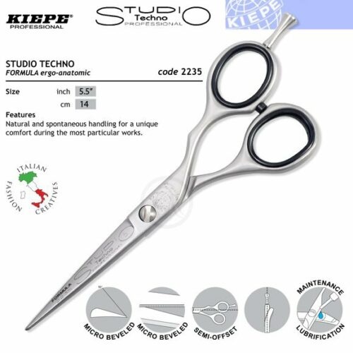 Kiepe ONE STAR Studio Techno 2235 - profesionální kadeřnické nůžky Studio Techno 2235 velikost 5