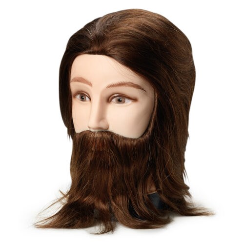 BraveHead 9862 Male w. beard - mužská cvičná hlava s bradou