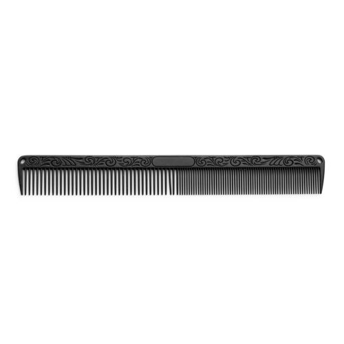 Aluminium comb black 7157 - hliníkový hřeben