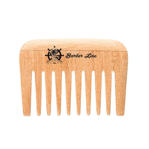 Barber Line Wooden Comb 04548 - hřeben na bradu