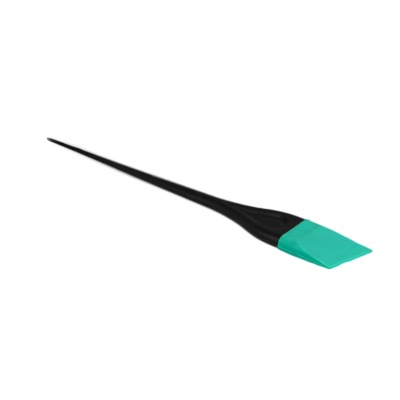 BraveHead - silikonová lopatka - plochý štětec na aplikaci barev a melíru úzký štětec zelený 9352