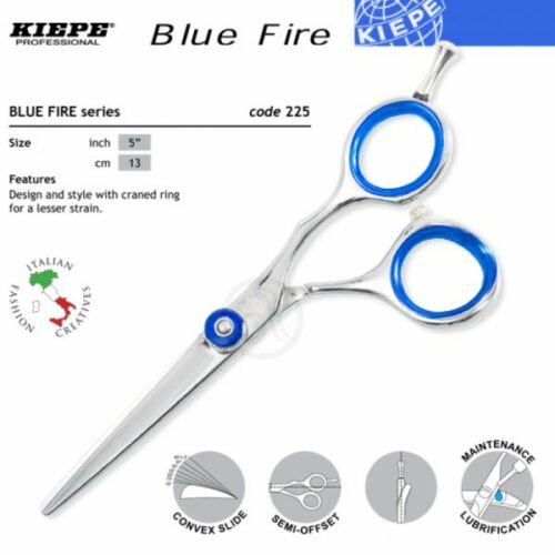 Kiepe FOUR STARS Blue Fire series 225 - profesionální kadeřnické nůžky 225 / 5 "