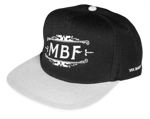 Mr. Bear Family Snapback Cap MBF - kšiltovka Black / Grey - černo - šedá