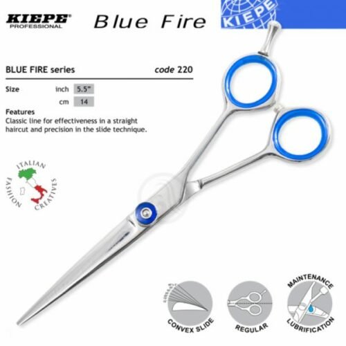 Kiepe FOUR STARS Blue Fire series 220 - profesionální kadeřnické nůžky 220.55 - 5