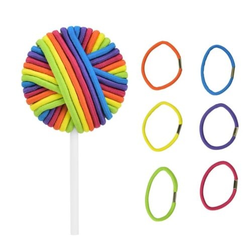 KIEPE Hair Tie Lollipops - gumičky do vlasů ve tvaru lízátka mix
