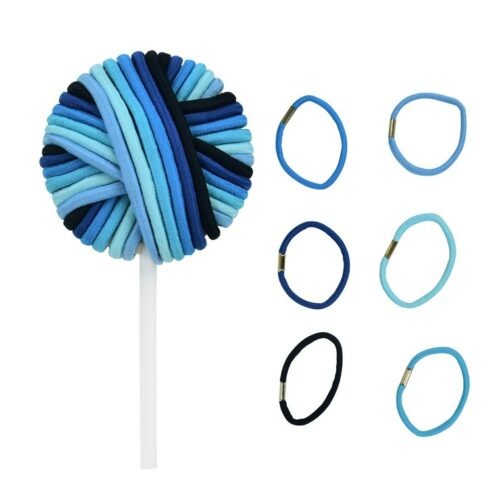 KIEPE Hair Tie Lollipops - gumičky do vlasů ve tvaru lízátka modré
