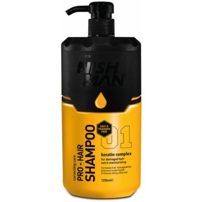 Nishman Hair Shampoo - keratinový šampon pro poškozené vlasy