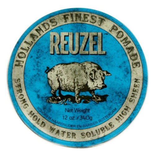 REUZEL Blue Strong Hold Water - pomáda na vodní bázi pro velmi silnou fixaci a mokrý vzhled 340 g