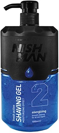 Nishman Shaving Gel - modrý gel na holení