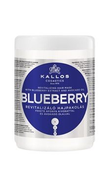 Kallos BLUEBERRY - revitalizační maska ​​na vlasy s výtažky borůvky 1000 ml