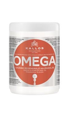 Kallos OMEGA - regenerační oživující maska ​​na lámavé a křehké vlasy 1000 ml