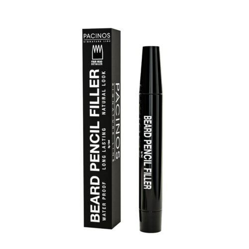 Pacinos Beard Pencil Filler - voděodolná tužka na bradu BLACK - černá