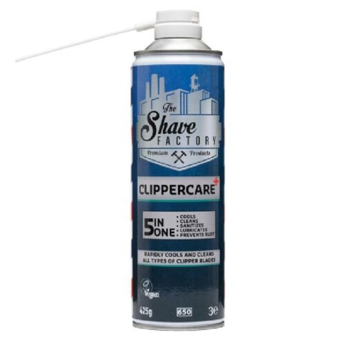 The Shave Factory ClipperCare PLUS+ 5in1 Spray - sprej na strojky 5v1 s tryskou